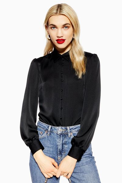 Rouleau Button Shirt from Topshop