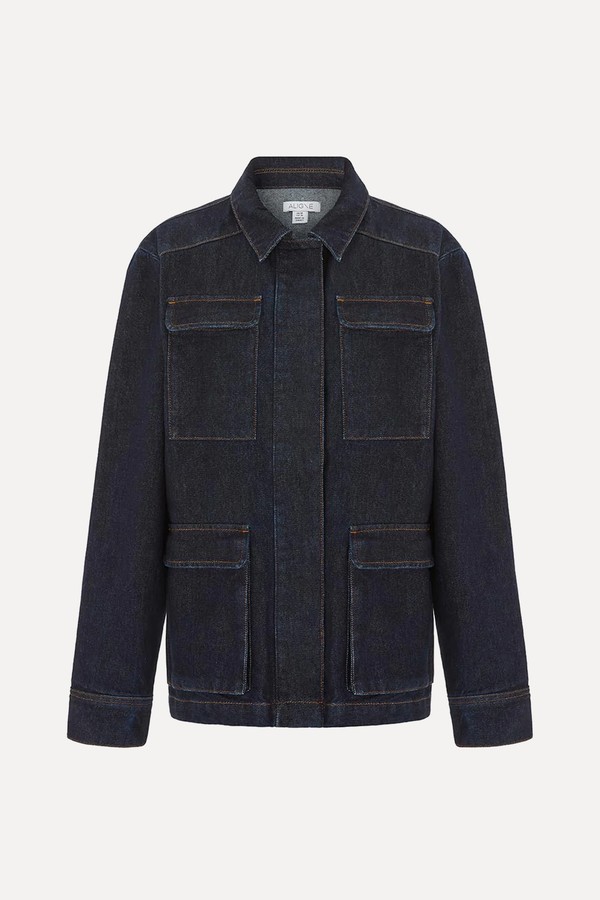Myles Denim Pocket Utility Jacket from Aligne