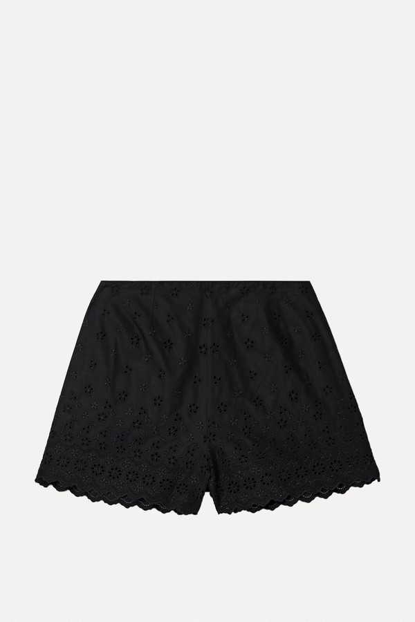 Arbre Broderie Anglaise Cotton Shorts from DÔEN