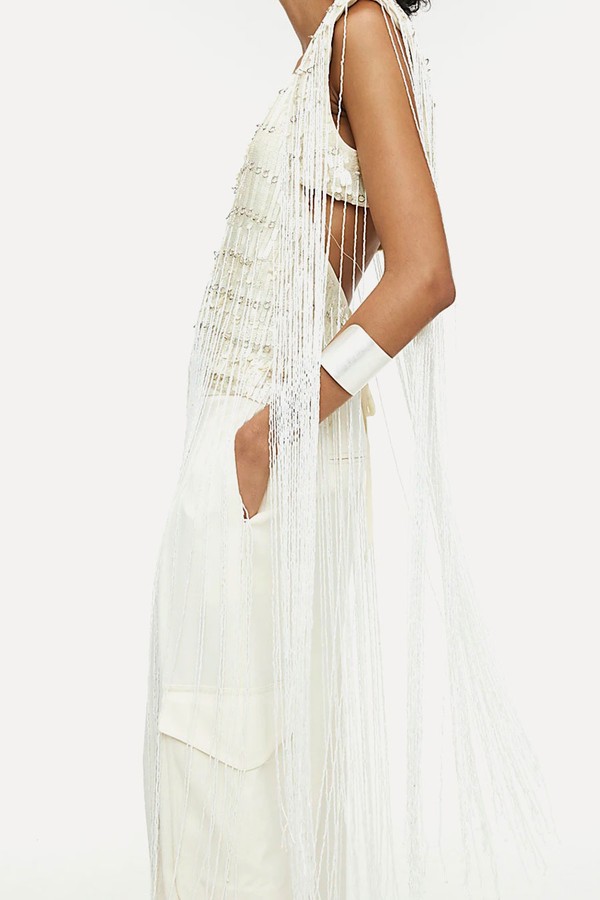 Fringe Sequin Cape from River Island
