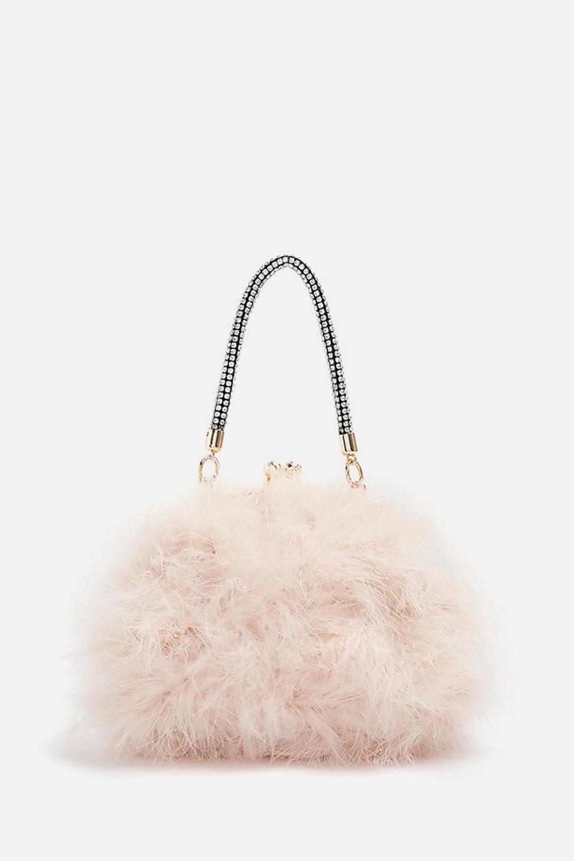 Feather Clip Top Cross Body Bag from River Island