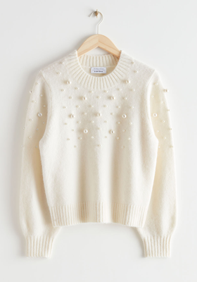 Pearl Bead Knit Jumper from & Other Stories