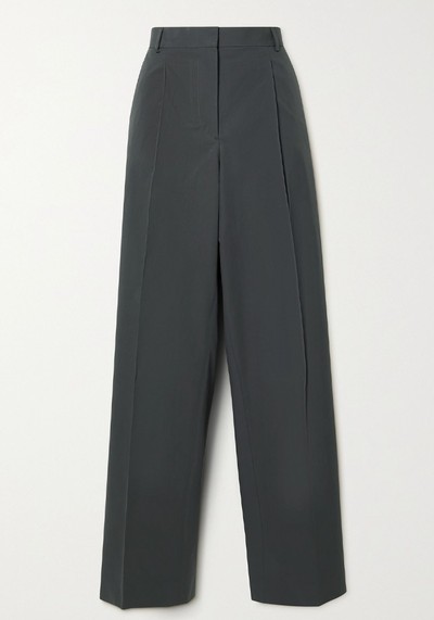 Sophie Pleated Cotton Wide-Leg Pants from Officine Générale