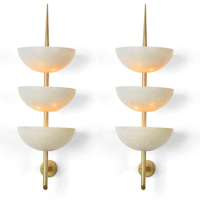 Italian Mid Century Wall Sconces Pair from Studio Design Italy