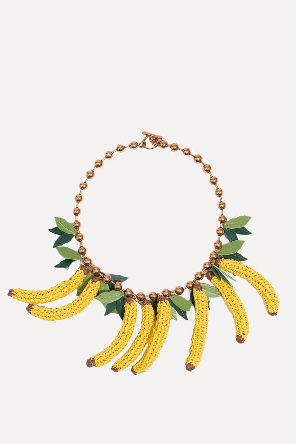 Bananas Raffia Necklace from Bimba Y Lola