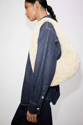 Fur Effect-Shoulder Bag, £49.99 | Mango