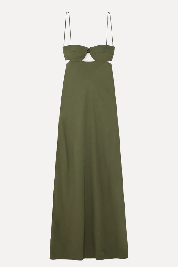 Resort Cutout Twill Maxi Dress from St. Agni