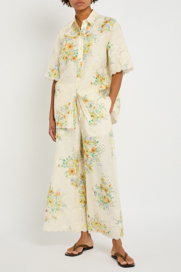 Juliette Embroidered Flax Shirt from ALEMAIS