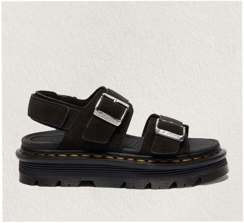 Zebzag Suede Sandals