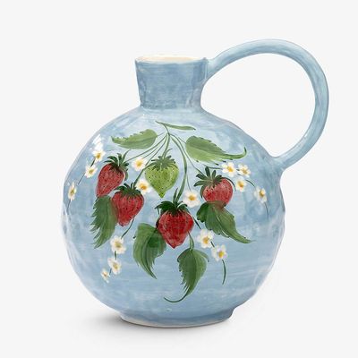 Strawberry Fields Graphic-Print Ceramic Vase from Anna + Nina