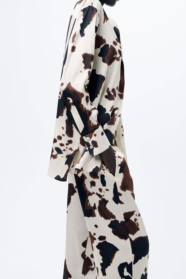Animal Print Shirt from Zara