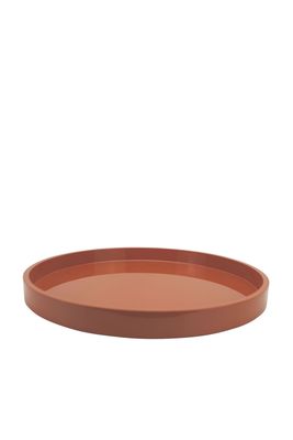  Sided Round Medium Lacquered Tray
