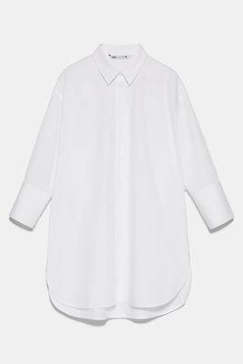 Buttoned Poplin Shirt from Zara