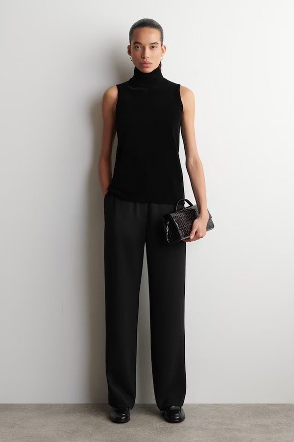 Chenille Funnel-Neck Vest from COS