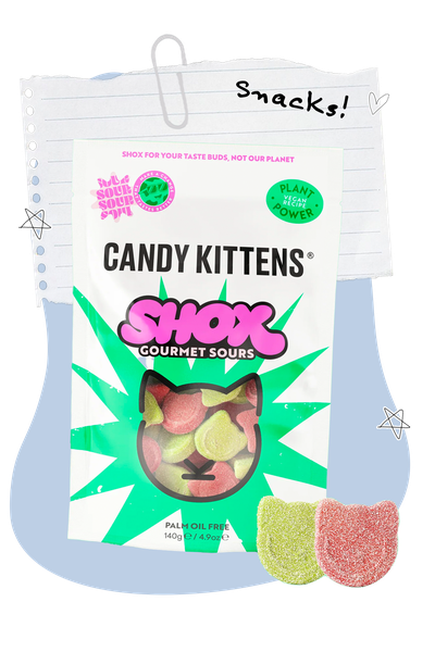 Shox Gourmet Sours from Candy Kittens