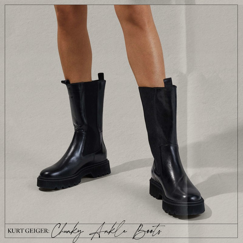 12 Chunky Boots At Kurt Geiger