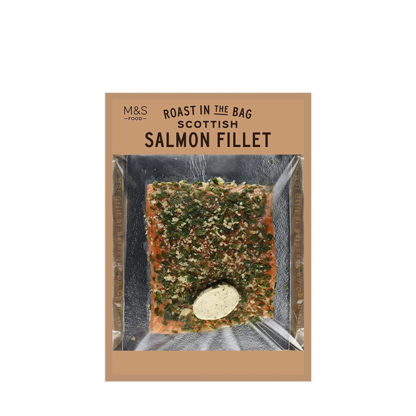 Roast In Bag Salmon With Lemon & Pepper Butter from Marks & Spencer