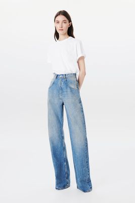 Mia Wide Leg Mid Rise Jeans from Victoria Beckham