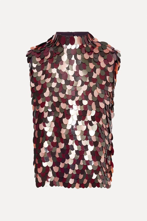 Carmasa Embellished Sequin Top from DRIES VAN NOTEN