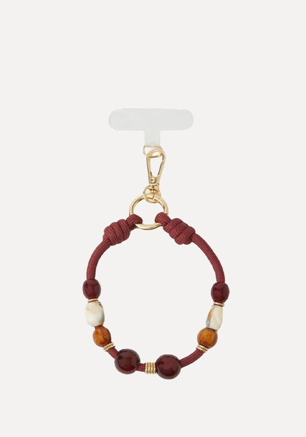 Beaded Cord Phone Wrist Strap 
