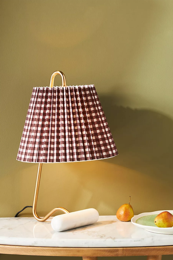 Plaid Finley Table Lamp, £148 | Anthropologie