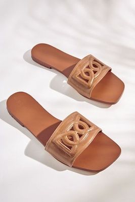 Premium Leather Flat Cut Out Detail Mule Sandals from Next