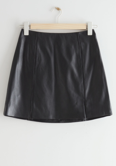 Mini Leather Skirt