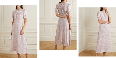 Beline Floral-Print Crepe Midi Dress, £180 | Faithfull The Brand