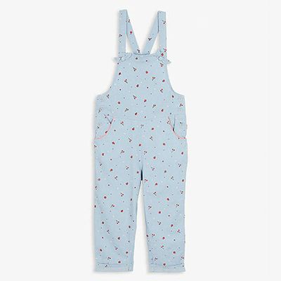 Fruit Print Cotton Dungarees from Billie Blush