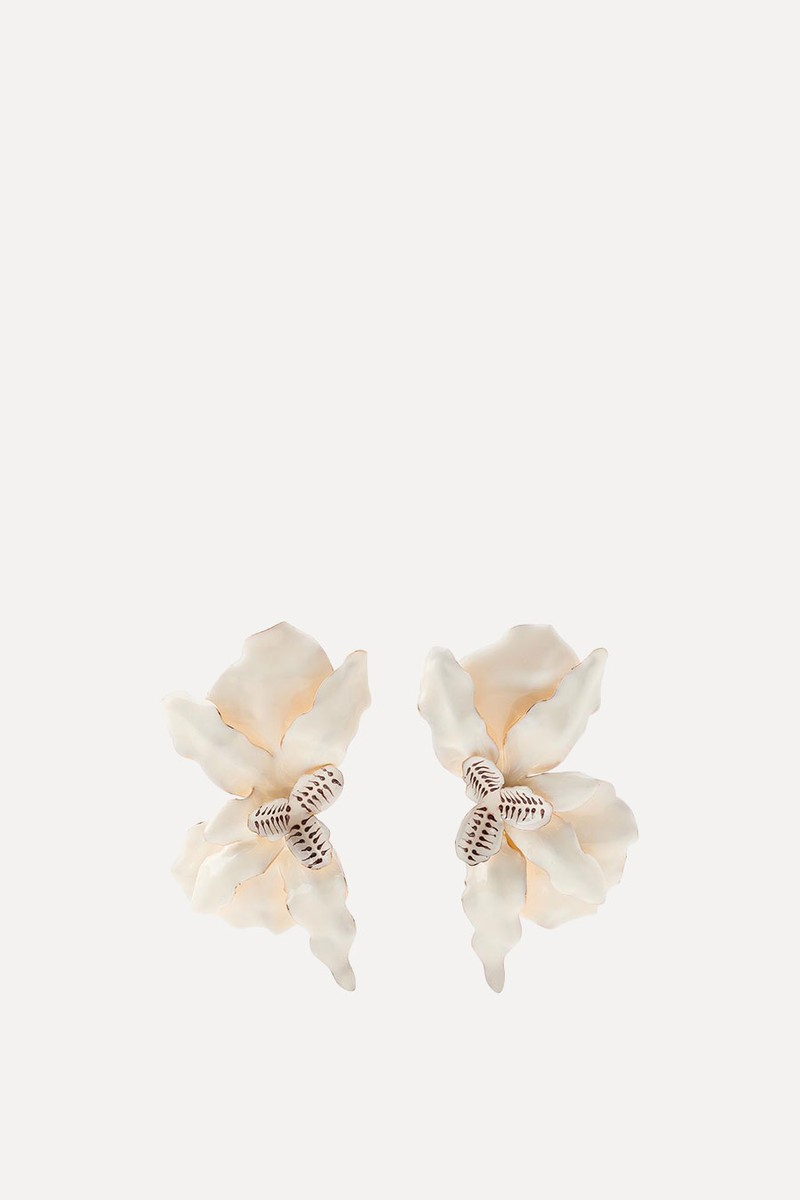 Maxi Fan Flower Earrings