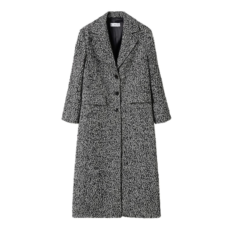 Flecked Wool-Blend Coat, £139.99 | Mango 