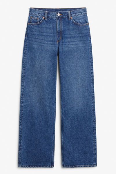 Mid Blue Jeans from Monki