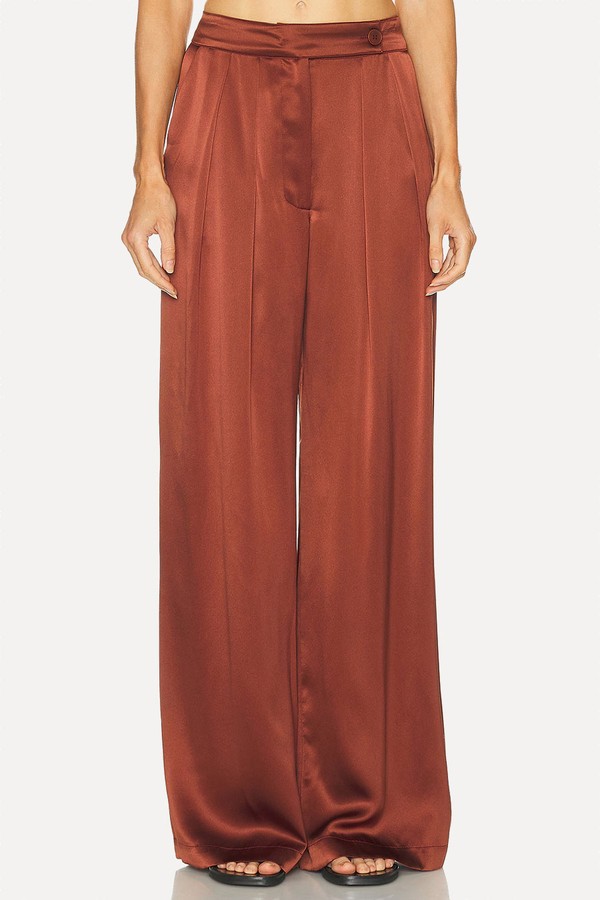 Brooke High Rise Double Pleat Trousers from SABLYN