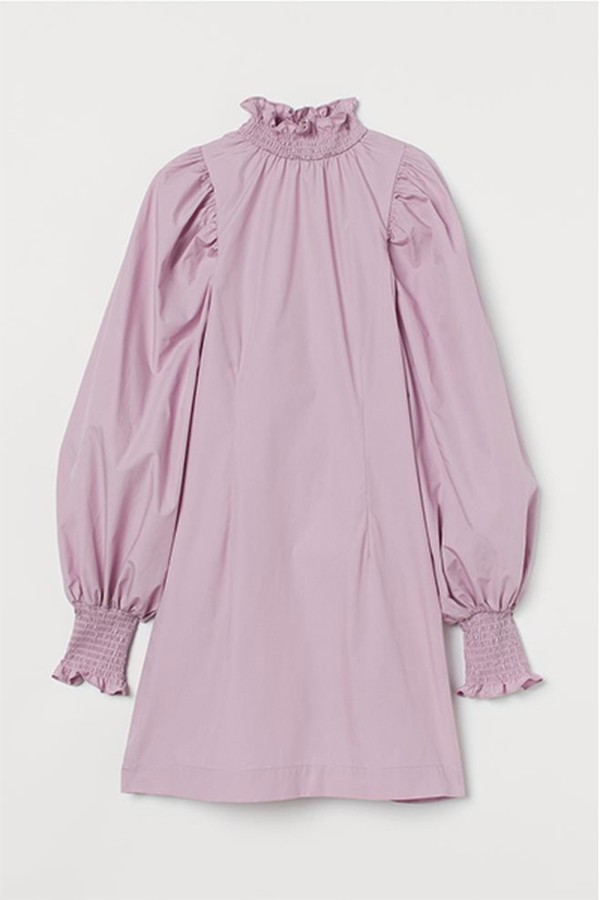 Smocked Cotton Dress from H&M