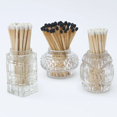Vintage Glass Match Pots from Vintage & Bespoke