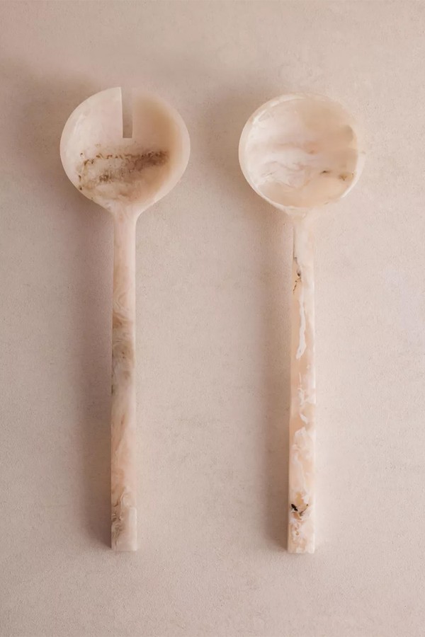 Set Of 2 Henrietta Resin Salad Servers from Soho Home