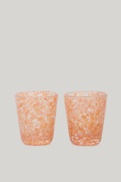 CURIO Peach Tumbler Set