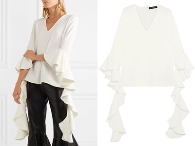 Ace Ruffled Crepe Top from Ellery