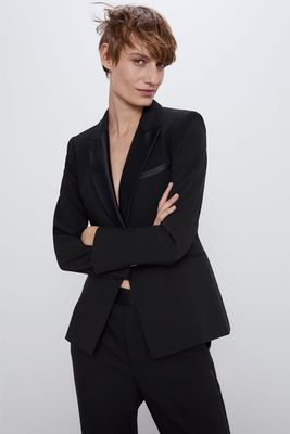 Tuxedo Collar Blazer from Zara