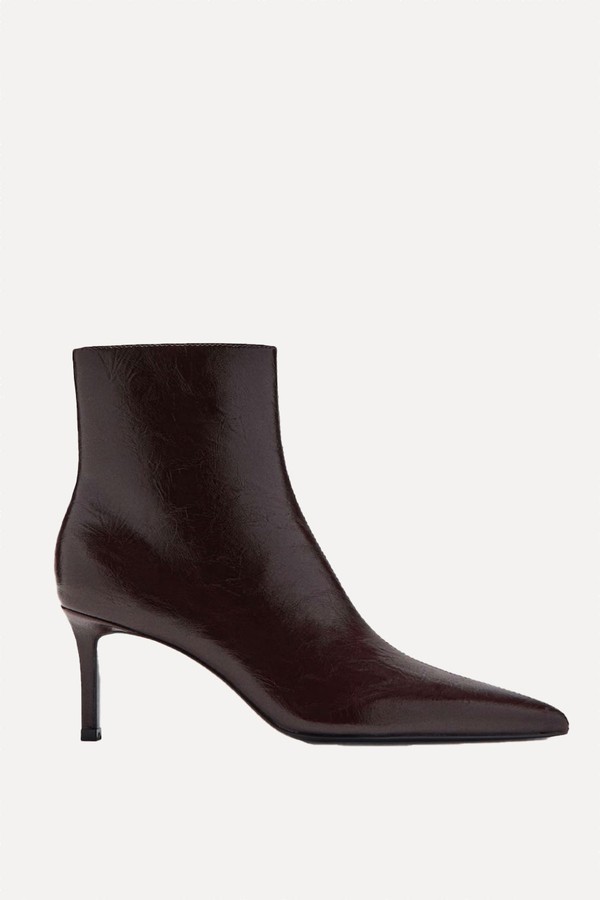 Pointed Heel Ankle Boots from Mango