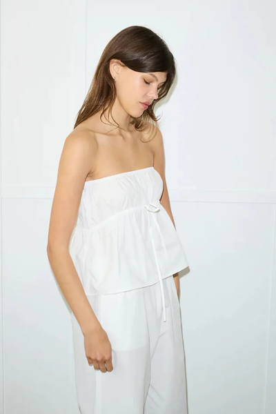 The Strapless Cotton Top from Deiji Studios