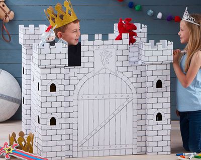 Hobbycraft Colour-In Cardboard Castle Playhouse