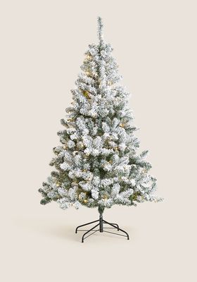 6ft Pre-Lit Snowy Christmas Tree from M&S