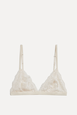 Scalloped Lace Soft Bra from & Other Stories