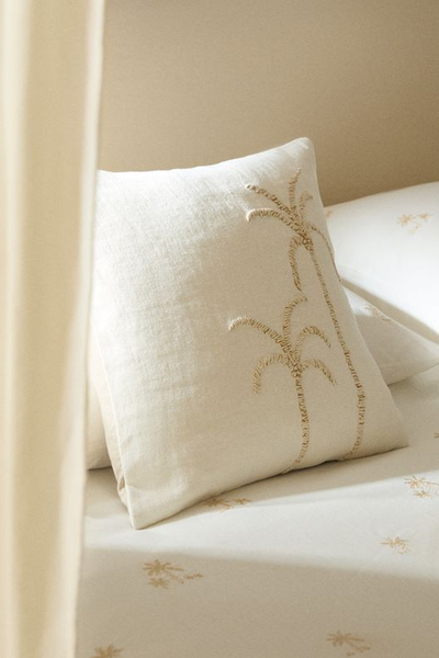 Palm Tree Cushion Cover from Zara