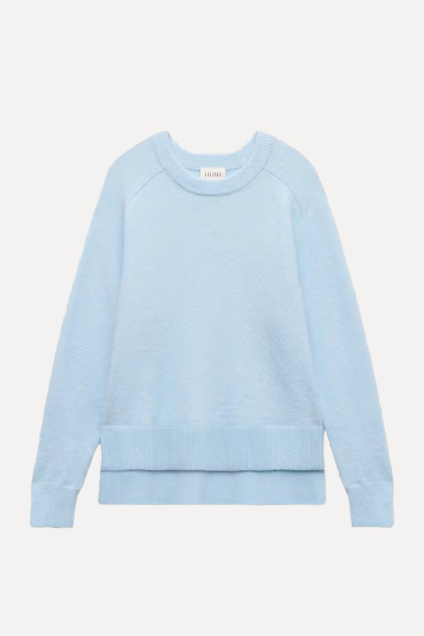 Wool Blend Crew Neck Jumper from Hush