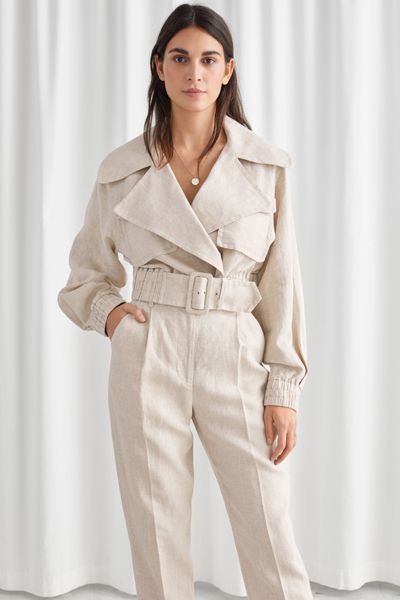 Linen Biker Jacket from & Other Stories