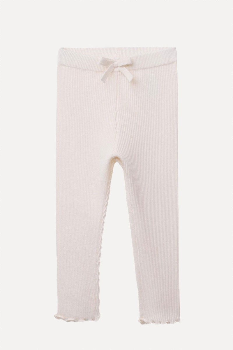 Plain Ribbed Leggings
