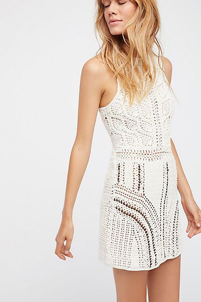 Alora Crochet Mini Dress from Free People