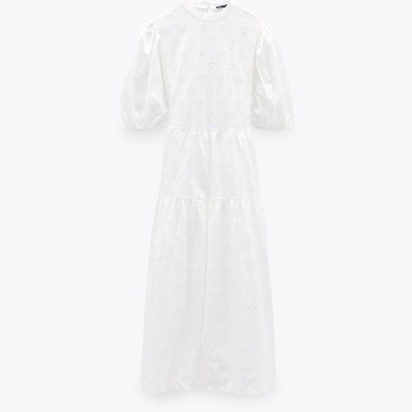Textured Voluminous Dress from Zara